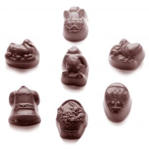 Chocolate Mould Easter Assortment 7 Fig.