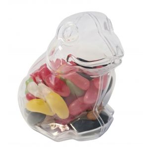 Frog Fillable Plastic Sweet Container Decoration Crafts