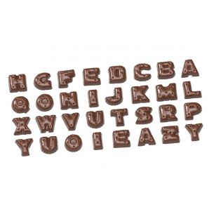 Chocolate Mould Alphabet Letters 26 Fig.