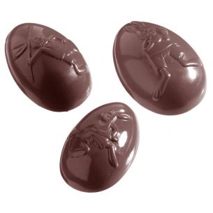 Chocolate Mould Egg Olympia Small 12 Fig. cw1040