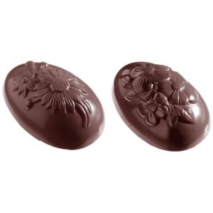Chocolate Mould Egg Flowers 94 mm cw1043