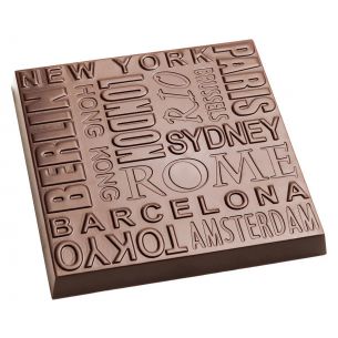 Chocolate Mould Tablet City Names