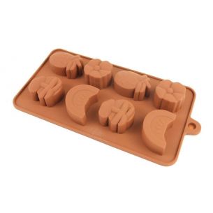 fruit picece silicone chocolate mould