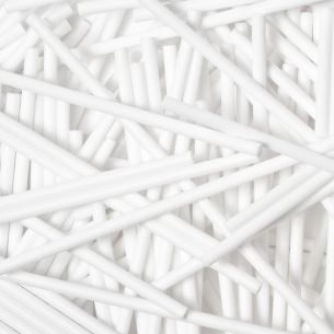 White Plastic Lollipop Sticks in Bulk Boxes