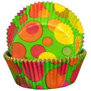 Bubble Green Cupcake Cases x60