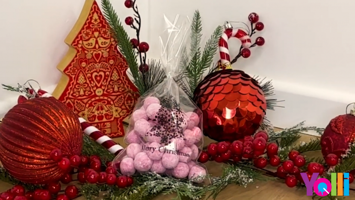 Diy Christmas Party Cookie Bags Christmas Mairbeon 100Pcs Self