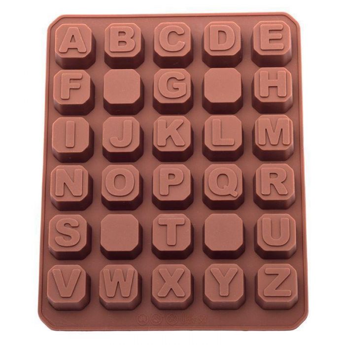 Silicone Mould Alphabet Letters Characters capital letters