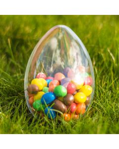 Clear Easter Egg Transparent Plastic Container 140mm